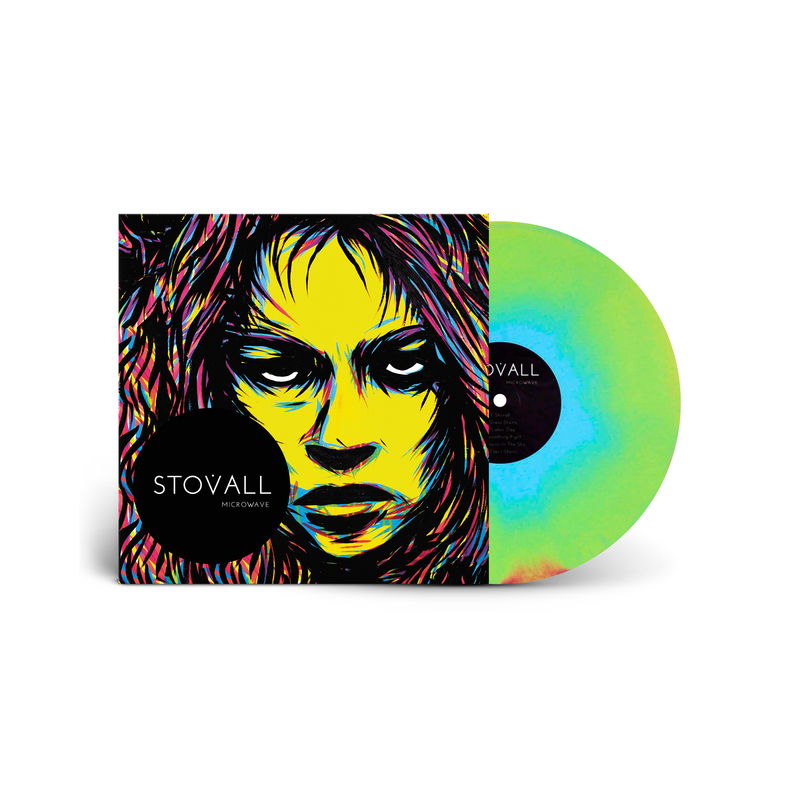 MICROWAVE ‘STOVALL’ 10TH ANNIVERSARY EDITION LP (Limited Edition – Only 300 made, Blue, Yellow, & Pink A-Side/B-Side Vinyl)