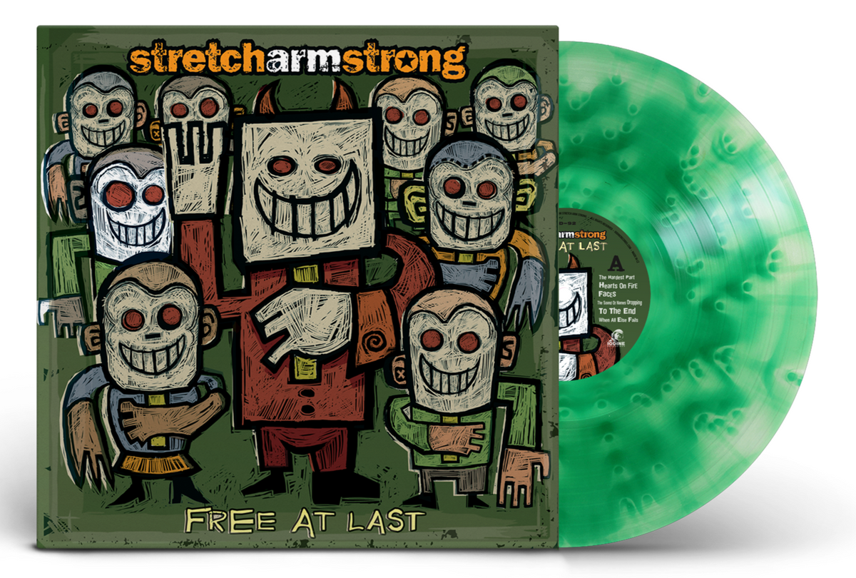 STRETCH ARM STRONG'FREE AT LAST' LP (Exclusive ' Limited to 100, Cloudy Green Vinyl)