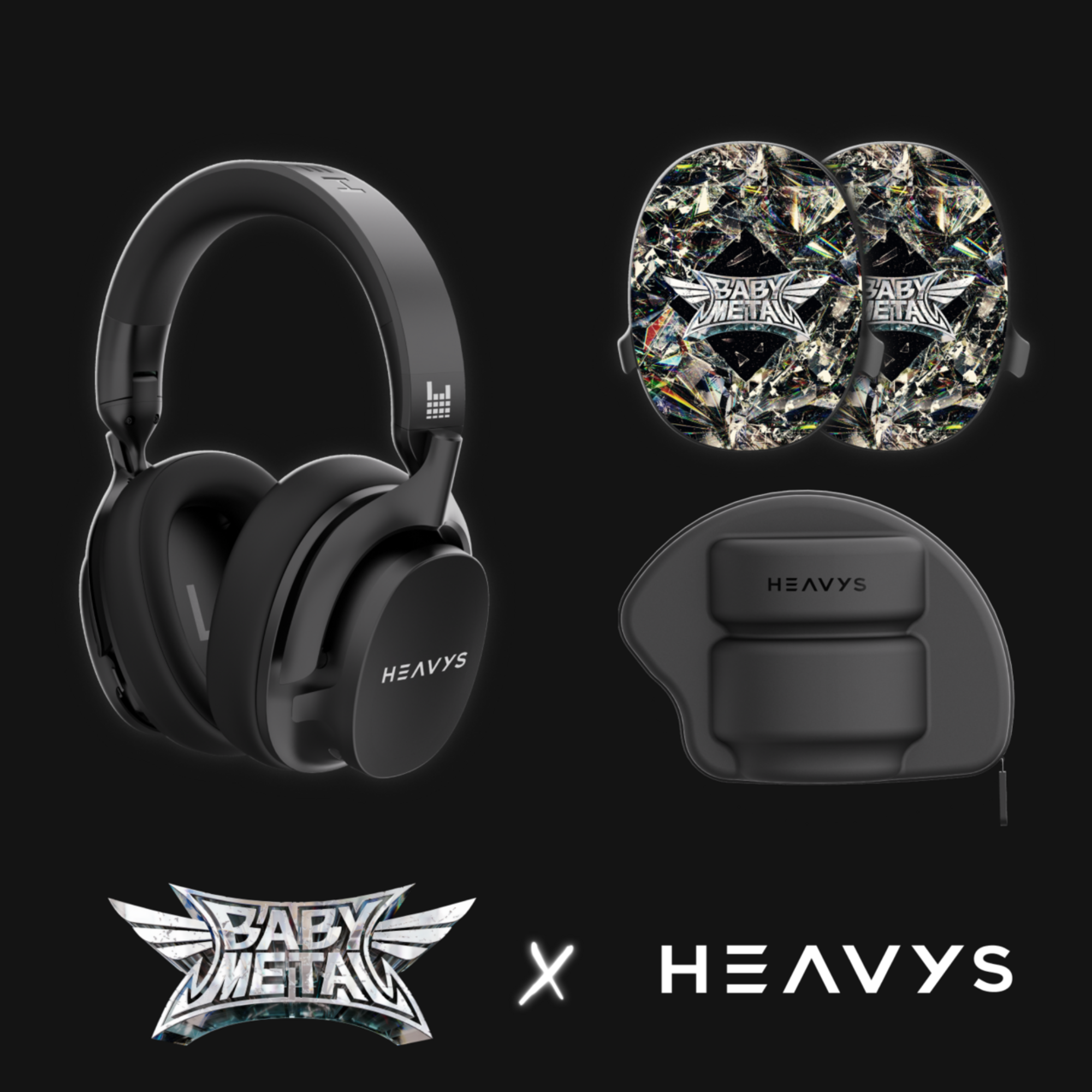 BABYMETAL OFFICIAL 'METAL FORTH' HEADPHONES