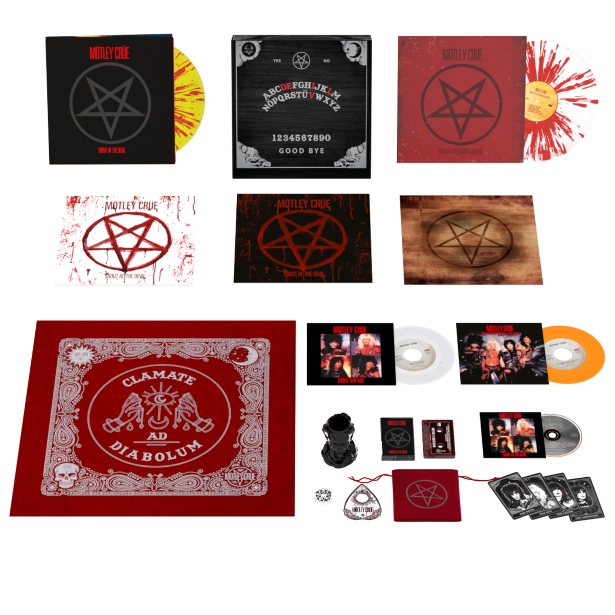 MOTLEY CRUE 'SHOUT AT THE DEVIL' BOX SET (40th Anniversary)