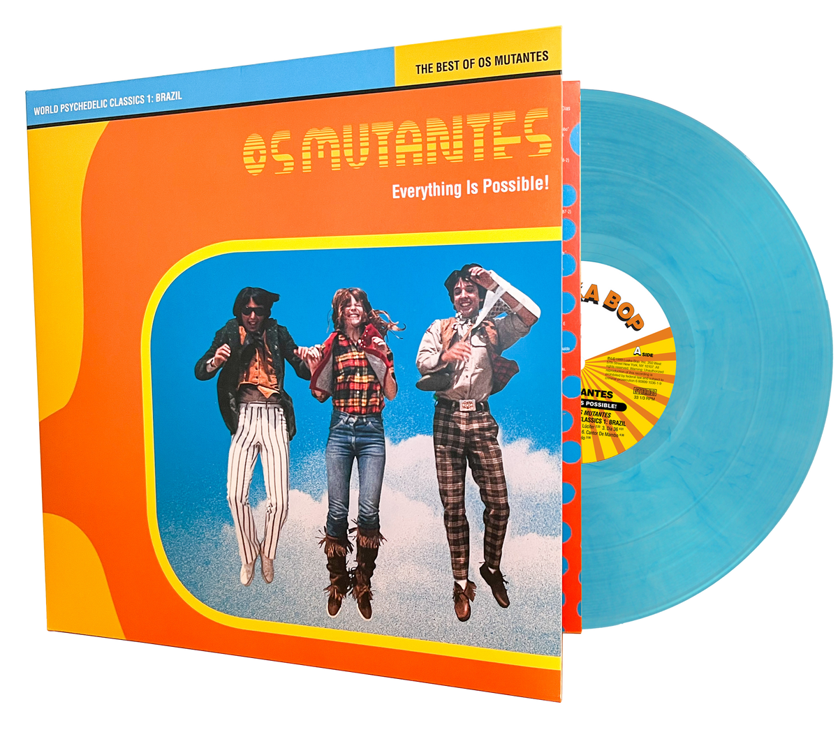 OS MUTANTES 'EVERYTHING IS POSSIBLE! THE BEST OF OS MUTANTES: WORLD PSYCHEDELIC CLASSICS 1' LP (Crystal Blue Persuasion Vinyl)