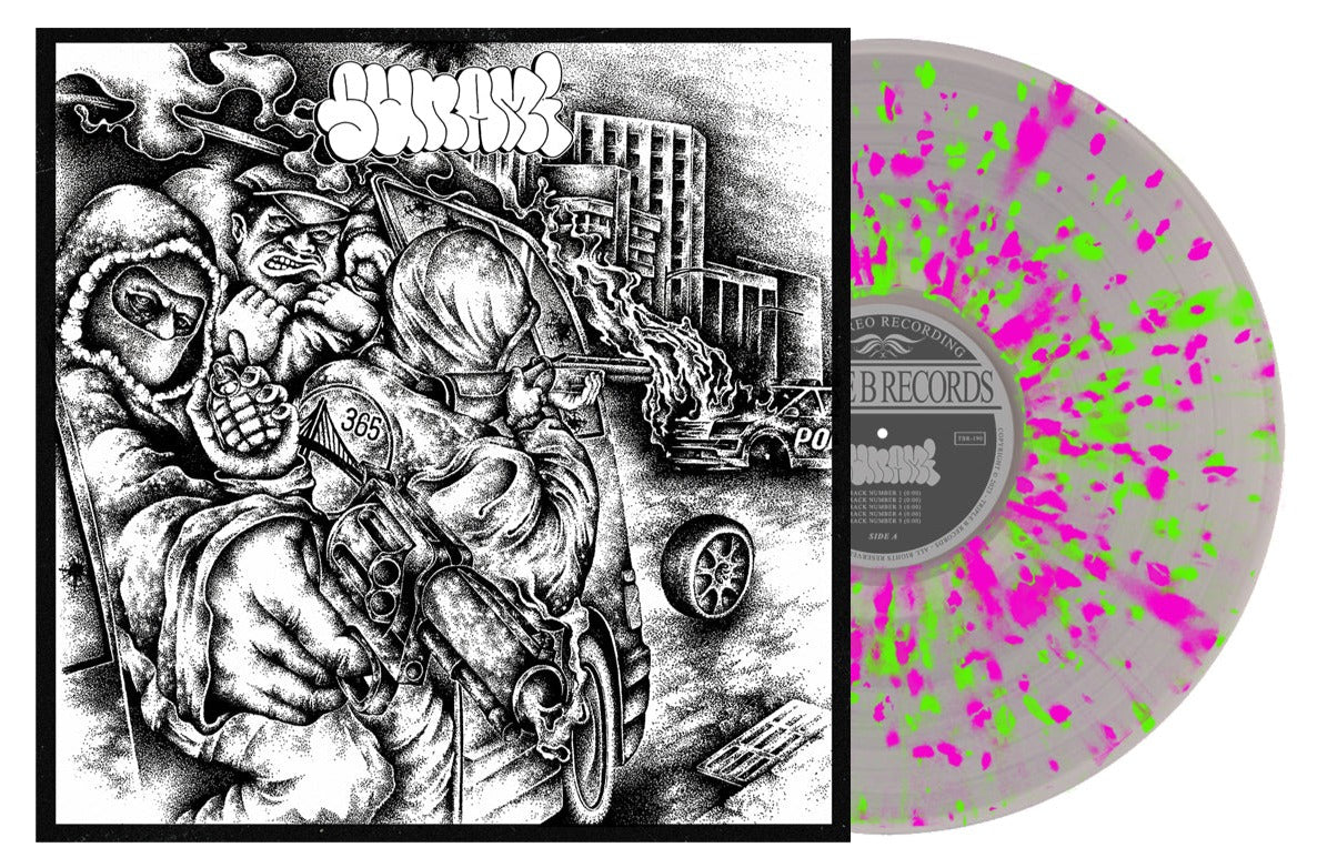 SUNAMI 'SUNAMI' LP (Limited Edition ' Only 300 Made, Ultra Clear w/ Neon Green & Neon Pink Splatter Vinyl)