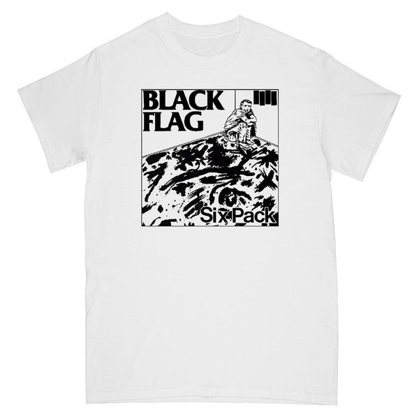00s y2k black flag six pack Tシャツ BLACK FLAG 'SIX PACK' T-SHIRT | BrooklynVegan