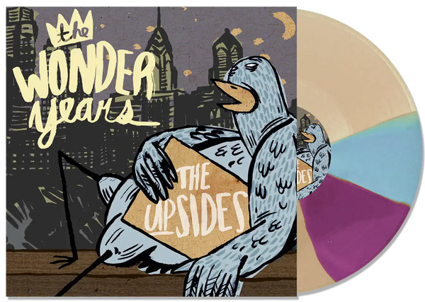 THE WONDER YEARS 'THE UPSIDES' CREAM, PURPLE & BLUE TWISTER LP – ONLY 500 MADE