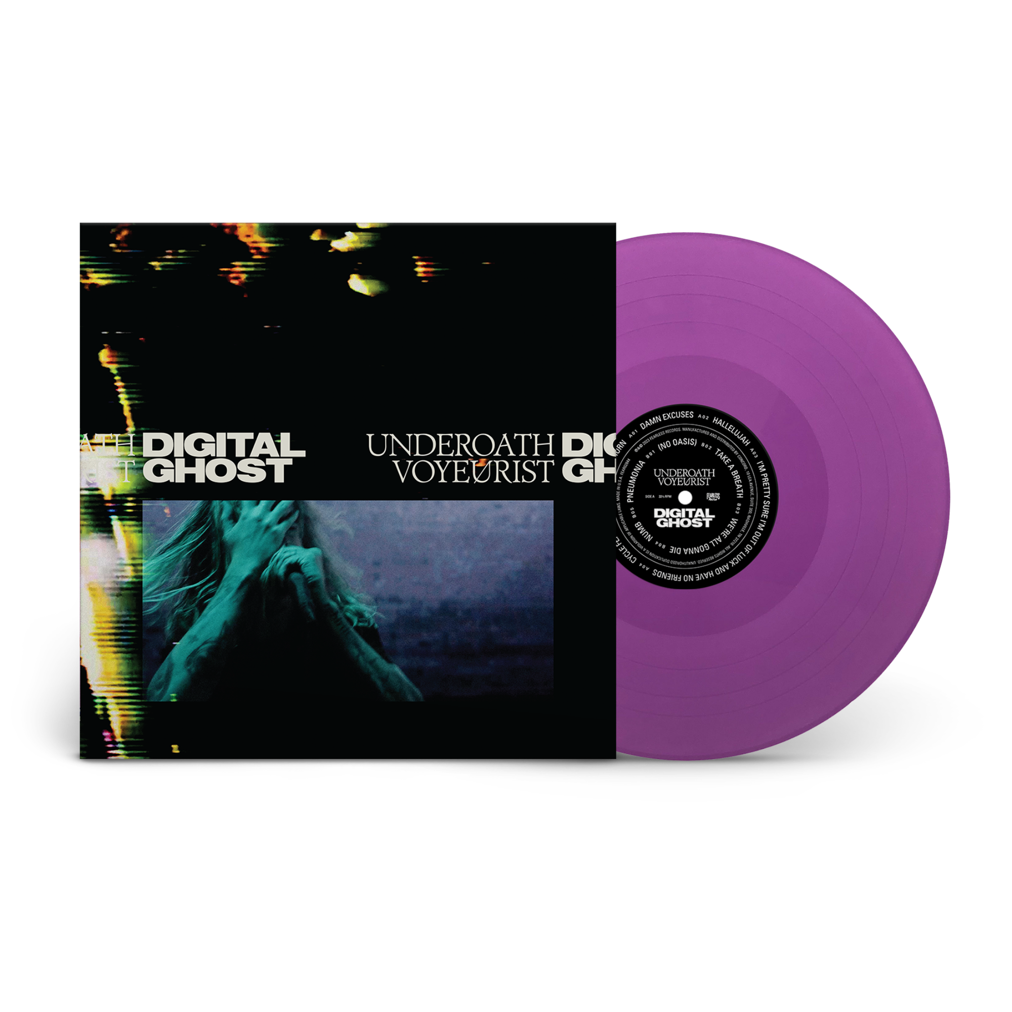 UNDEROATH 'VOYEURIST: DIGITAL GHOST'LP (Orchid Vinyl)