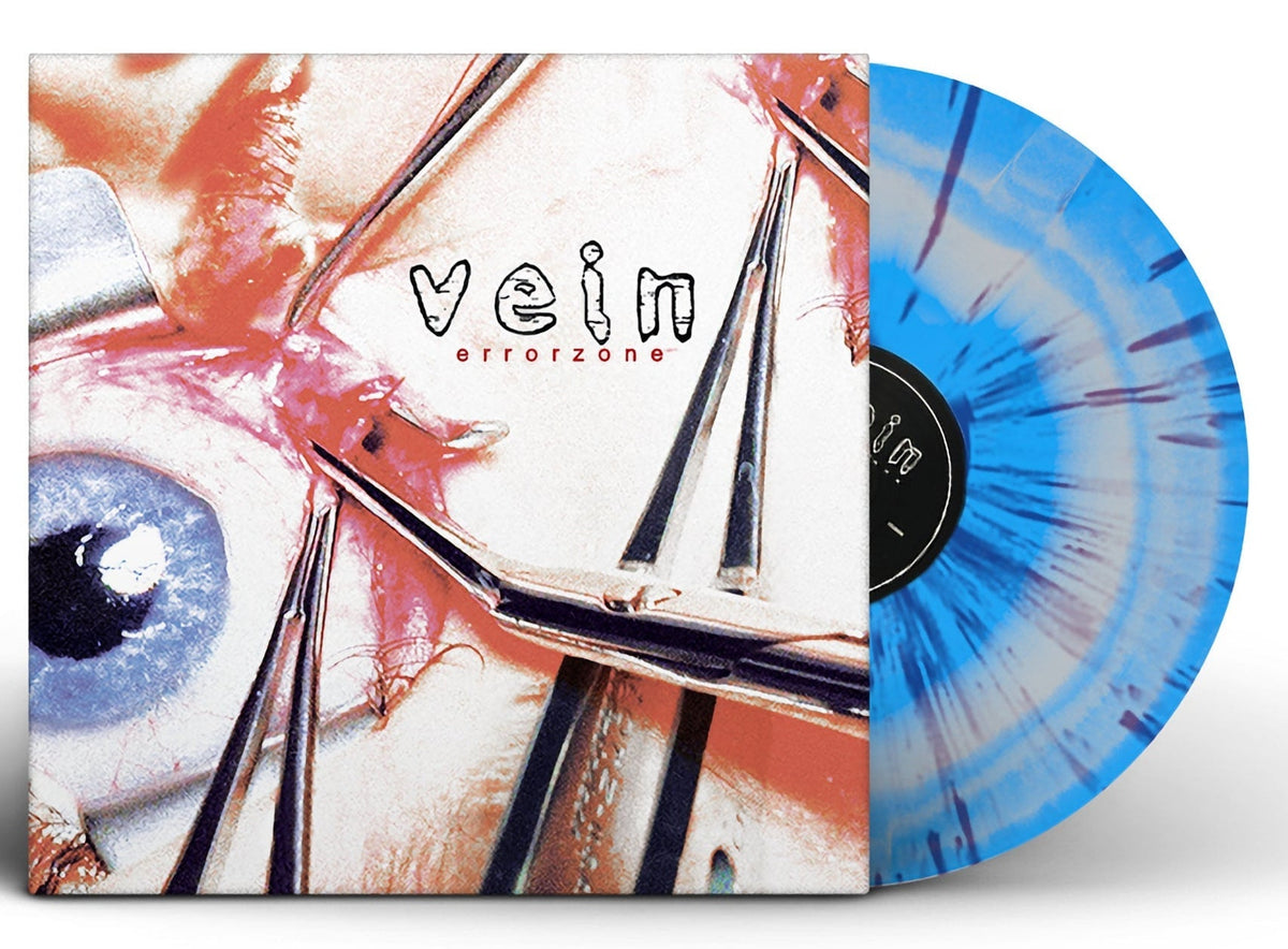Vein Errorzone LP Blue and Silver Mix with Purple Splatter