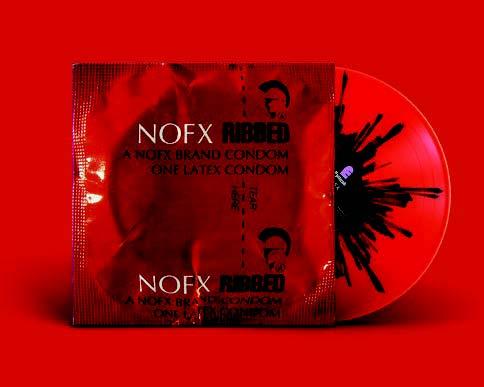 NOFX 'RIBBED' LP (30th Anniversary, Reissue, Red & Black Splatter Vinyl)