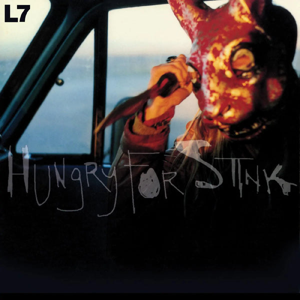 L7 'HUNGRY FOR STINK' LP (Clear w/ Red Streaks 'Bloodshot' Vinyl)
