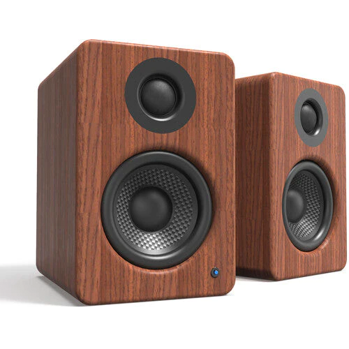 KANTO YU2WALNUT POWERED DESKTOP SPEAKERS