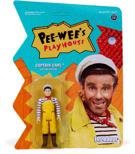 PEE-WEE'S PLAYHOUSE REACTION FIGURE - CAPTAIN CARL