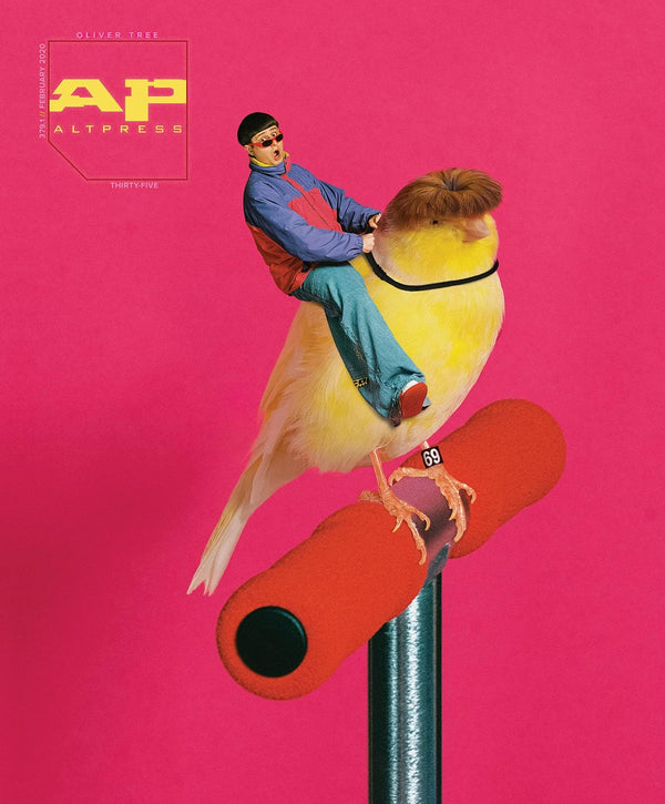 Oliver Tree on Alternative Press Magazine Issue 379 Version 1