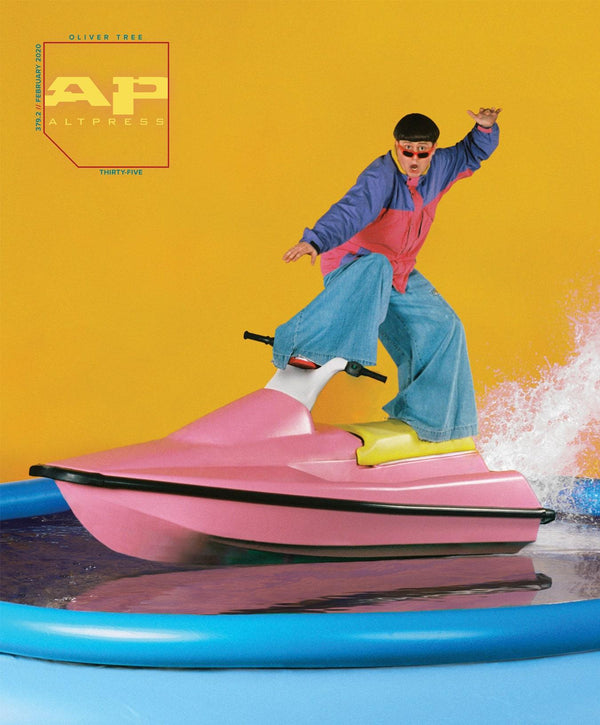 Oliver Tree on Alternative Press Magazine Issue 379 Version 2