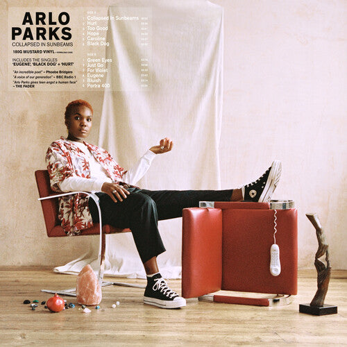 ARLO PARKS 'COLLAPSED IN SUNBEAMS' LP & BONUS 'Lo Fi Lounge' CD (Mustard Vinyl)