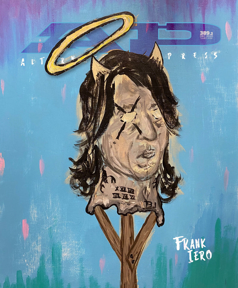 Frank Iero - Alternative Press Magazine Issue 389 Version 2 - Custom Self-Portrait - Single Issue New Gen Magazine Alternative Press Magazine 