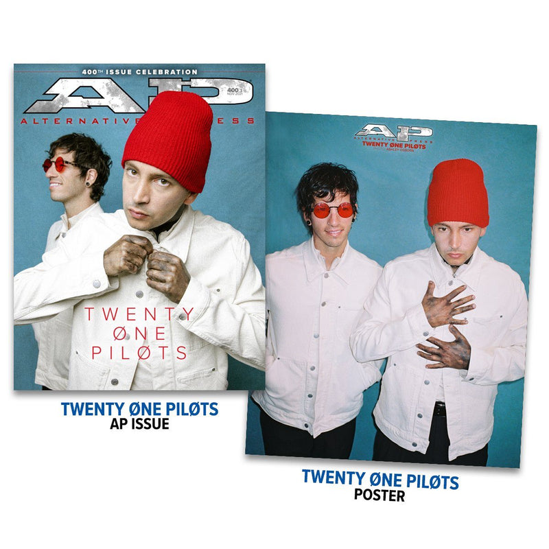 Twenty One Pilots - Alternative Press Magazine Issue 400 - November 2021 - Version 3 New Gen Magazine Alternative Press Yes, Include Poster 