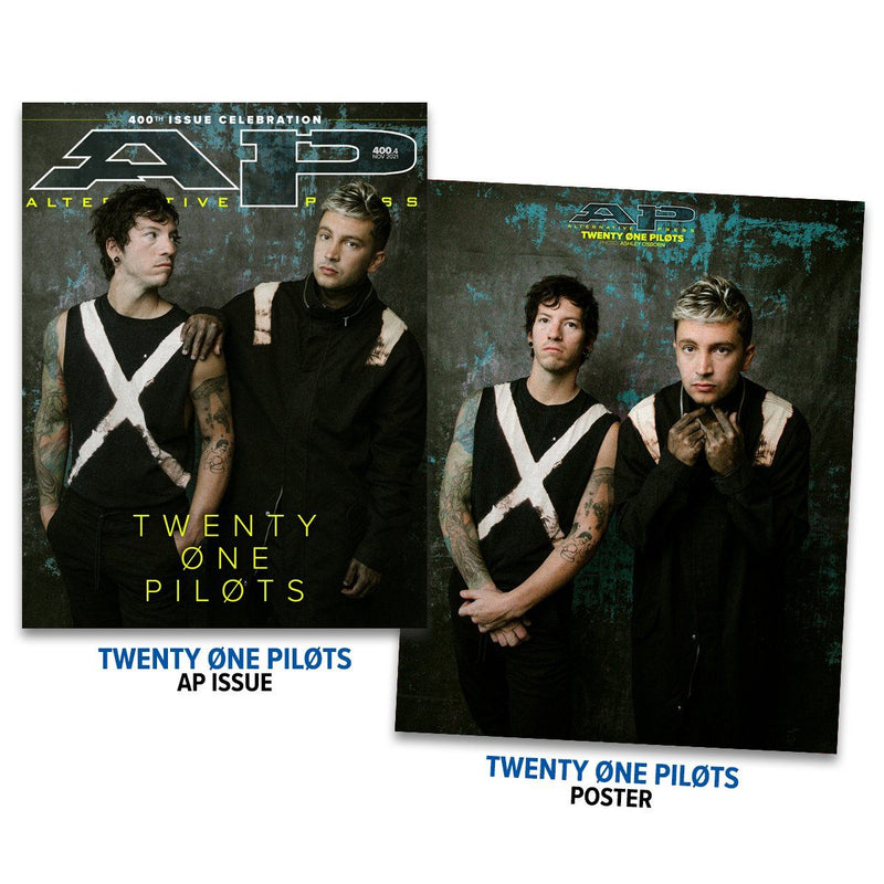 Twenty One Pilots - Alternative Press Magazine Issue 400 - November 2021 - Version 4 New Gen Magazine Alternative Press Yes, Include Poster 