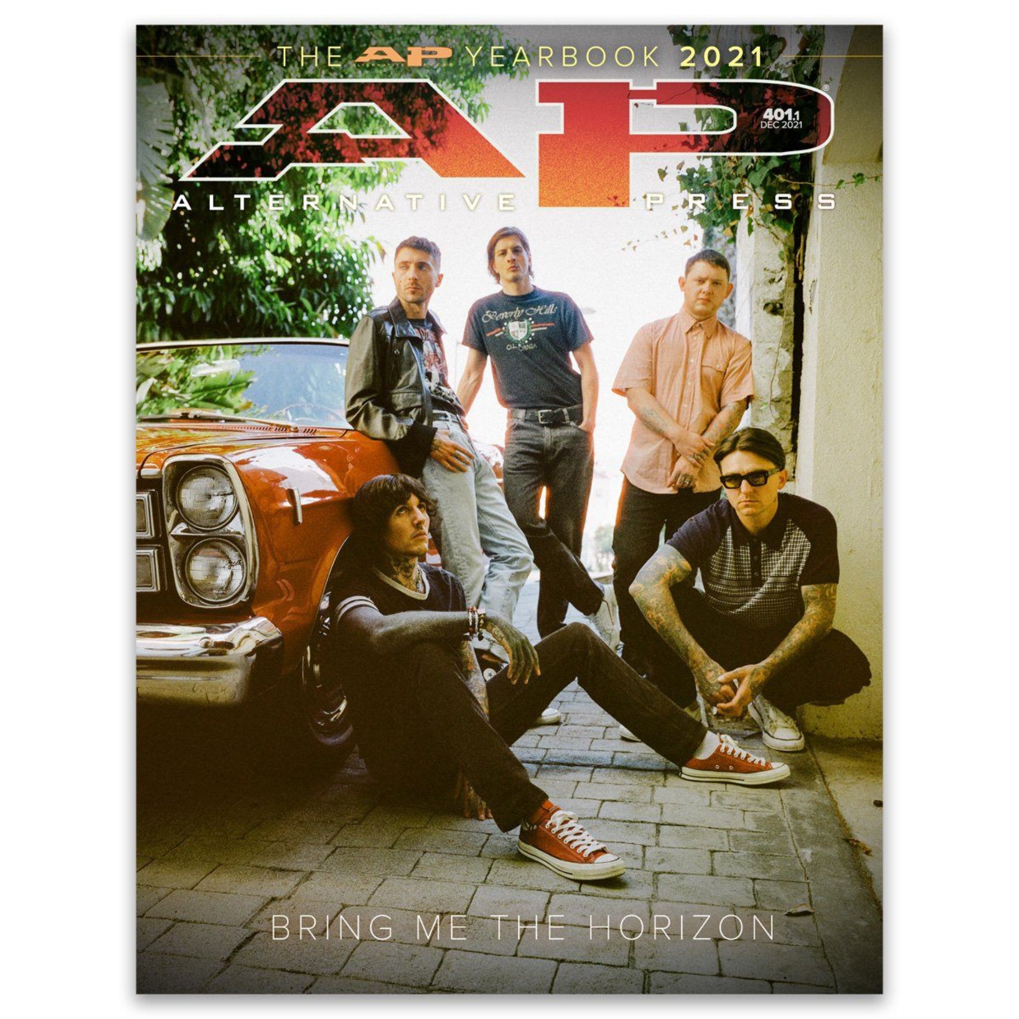 Bring Me The Horizon - Alternative Press Magazine Issue 401 - December 2021 - Version 1 New Gen Magazine Alternative Press 
