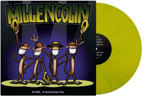 MILLENCOLIN 'FOR MONKEYS' LP (Anniversary Edition, Yellow Vinyl)