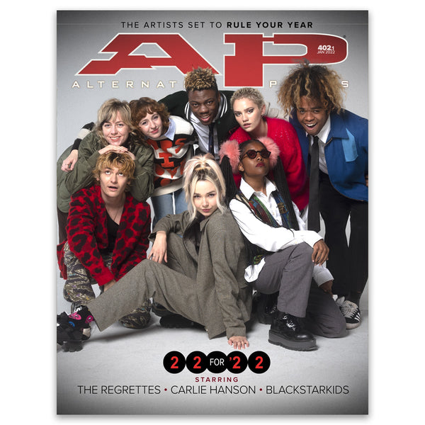 The Regrettes x Carlie Hanson x Blackstarkids - Alternative Press Magazine Issue 402 - January 2022 - Version 1 New Gen Magazine Alternative Press 
