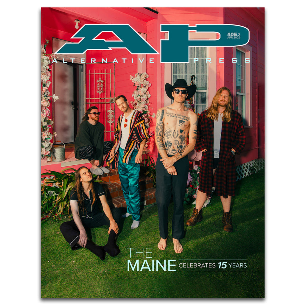 ALTERNATIVE PRESS APRIL 2022 ISSUE 405 VERSION 2 FEATURING THE MAINE