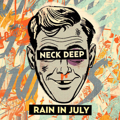 NECK DEEP 'RAIN IN JULY: 10TH ANNIVERSARY' LP (Orange Vinyl)