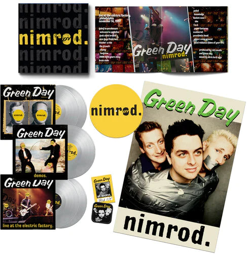 GREEN DAY 'NIMROD' BOX SET (25th Anniversary Edition, Silver Vinyl)