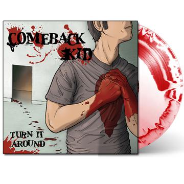 COMEBACK KID 'TURN IT AROUND' LP (Limited Edition, Red & White Vinyl)