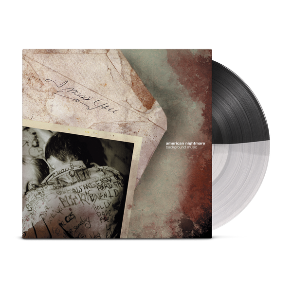 AMERICAN NIGHTMARE ‘BACKGROUND MUSIC’ LP (Limited Edition – Only 250 Made, Half Clear / Half Black Vinyl)