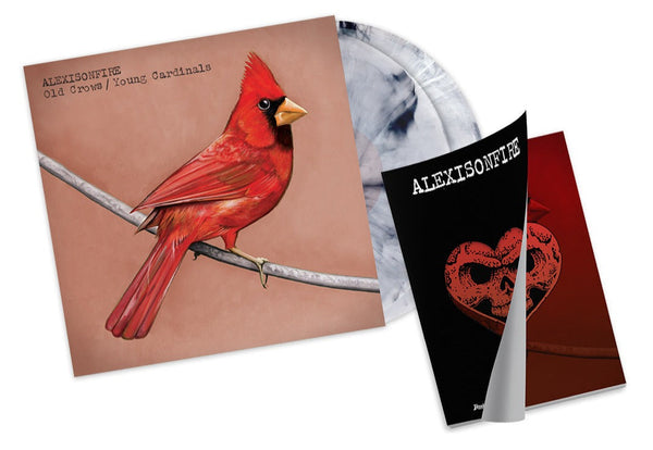 ALEXISONFIRE 'OLD CROWS/YOUNG CARDINALS' Black/White Marble LP + BrooklynVegan Special Edition Magazine (ltd to 500)