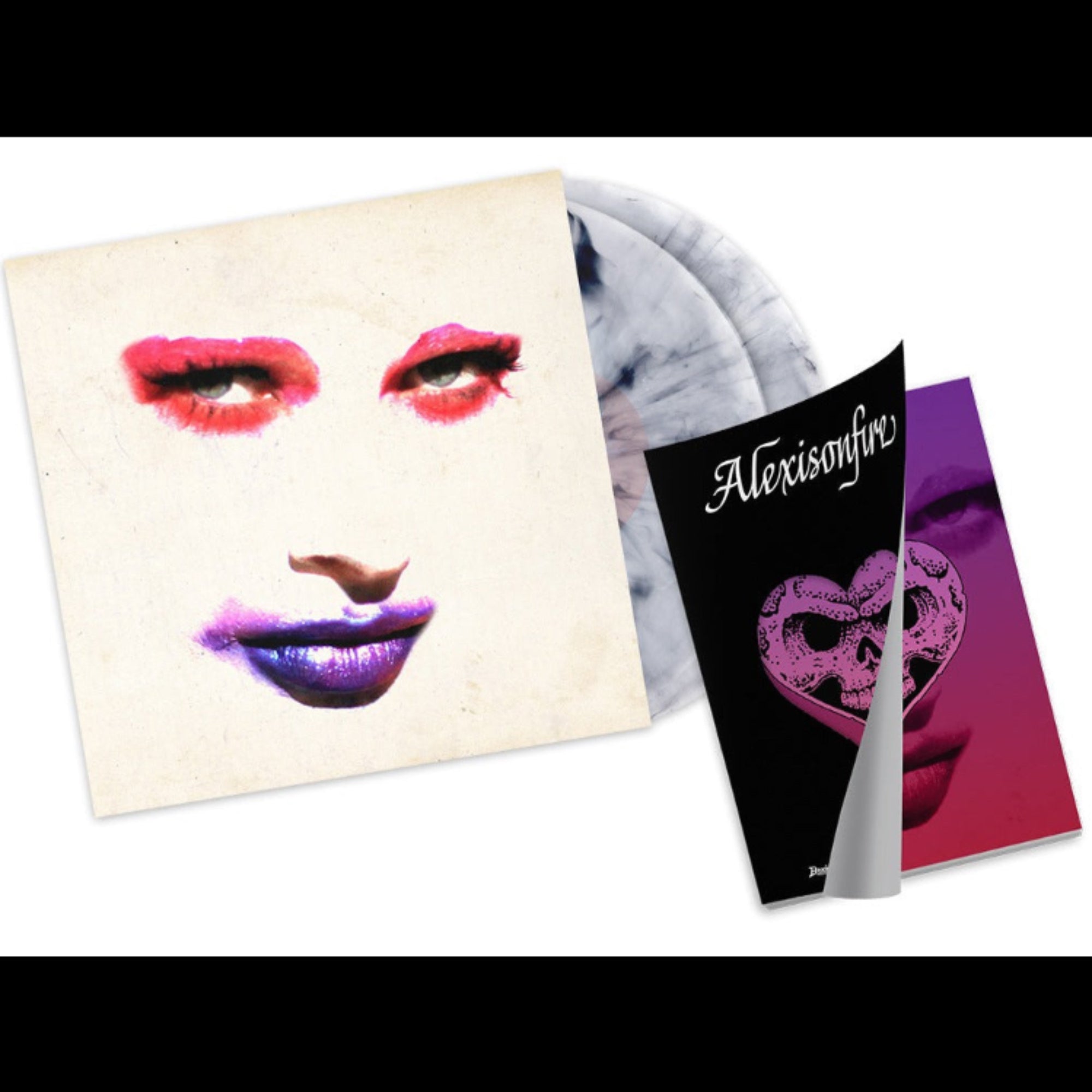 ALEXISONFIRE 'OTHERNESS' Black/White Marble LP + BrooklynVegan Special Collector's Edition Magazine