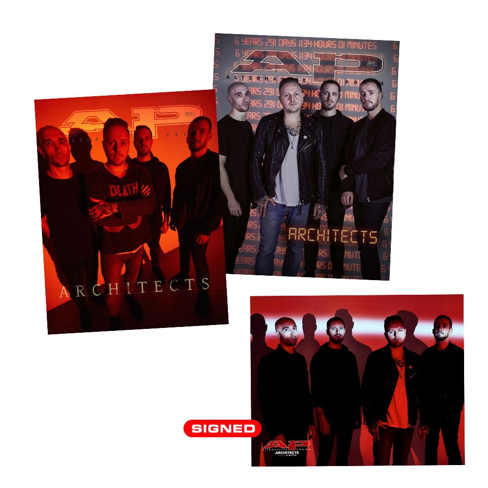 ALTERNATIVE PRESS APRIL 2021 ISSUE FEATURING ARCHITECTS DOUBLE MAGAZIN