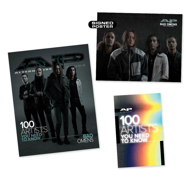 ALTERNATIVE PRESS FEBRUARY 2021 ISSUE FEATURING BAD OMENS + SIGNED POS