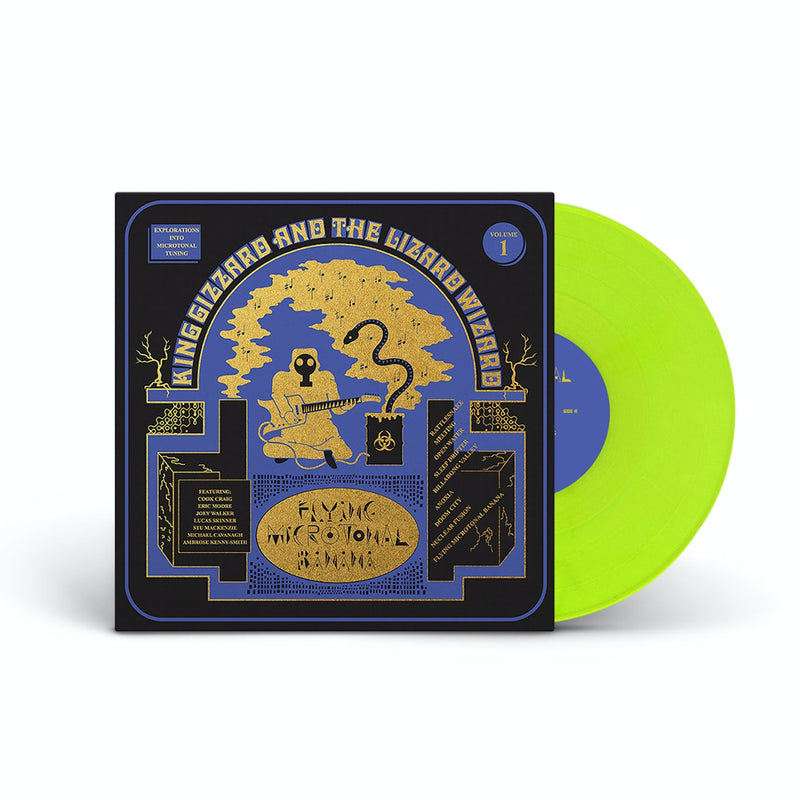 KING GIZZARD & THE LIZARD WIZARD 'FLYING MICROTONAL BANANA' 2LP (Highlighter Yellow Vinyl)