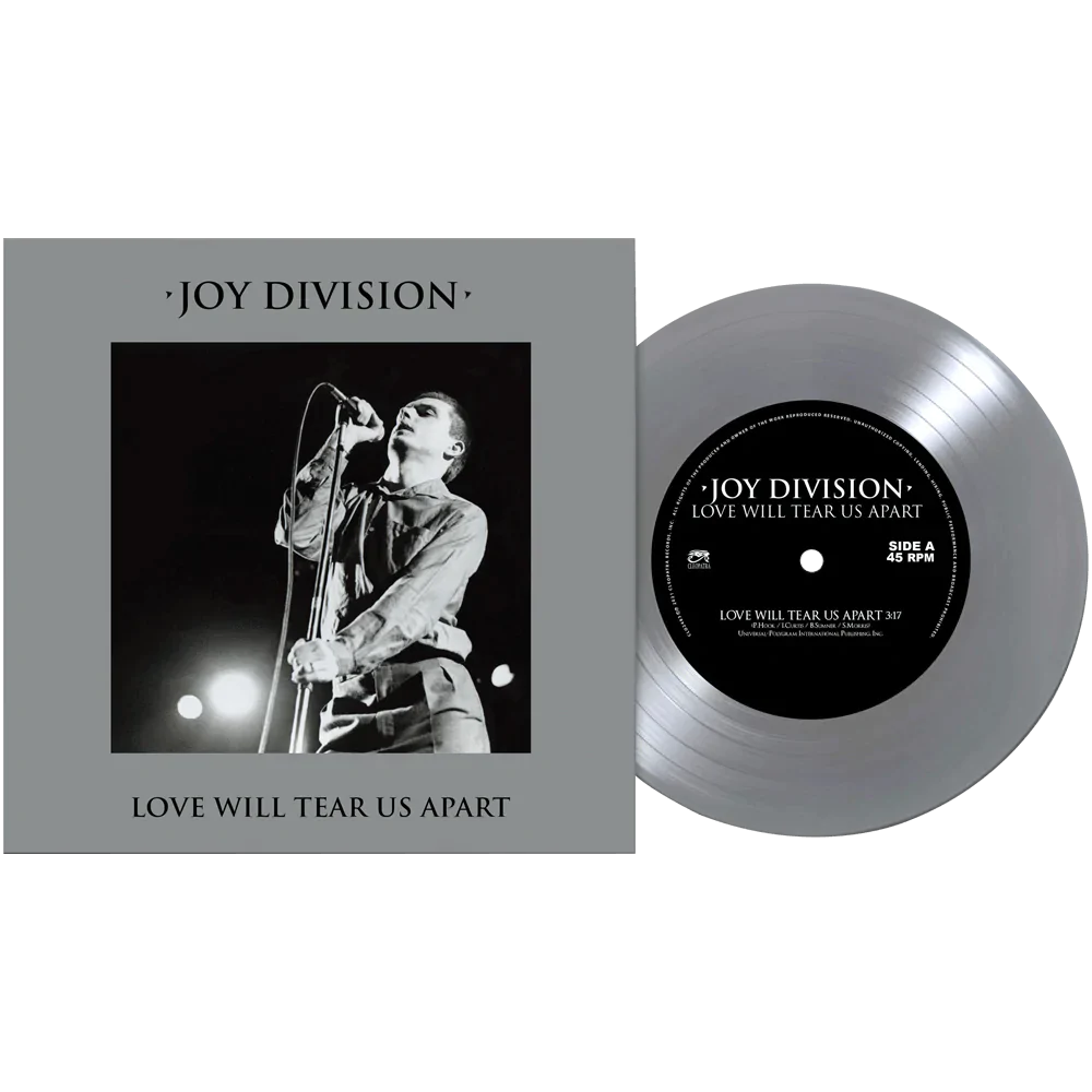 JOY DIVISION 'LOVE WILL TEAR US APART' SILVER 7" SINGLE