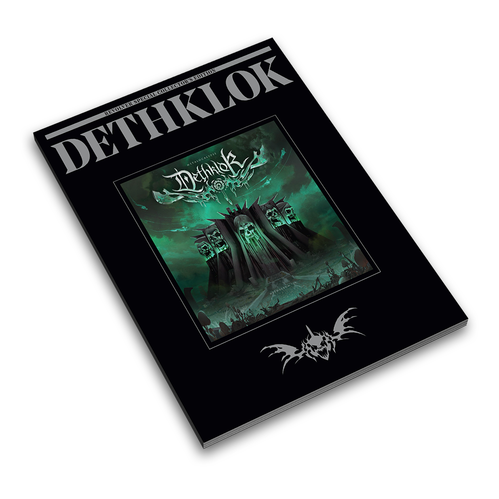 DETHKLOK 'DETHALBUM IV' GREEN BURST LP + DETHKLOK x REVOLVER SPECIAL C