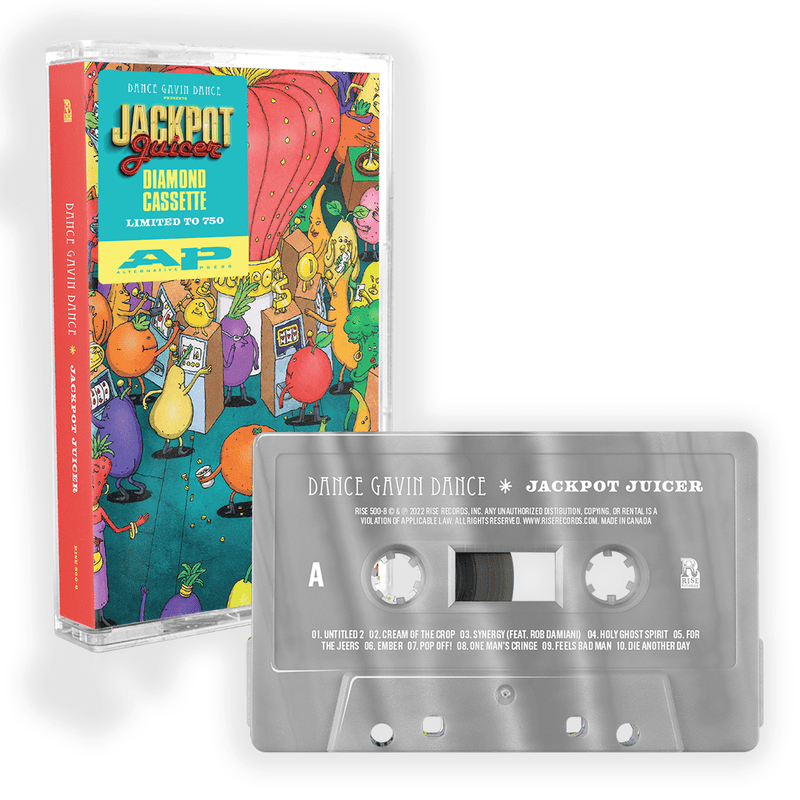 Dance Gavin Dance - 'Jackpot Juicer' Diamond Cassette Bundle (Limited Edition of 750) New Gen Magazine Alternative Press 