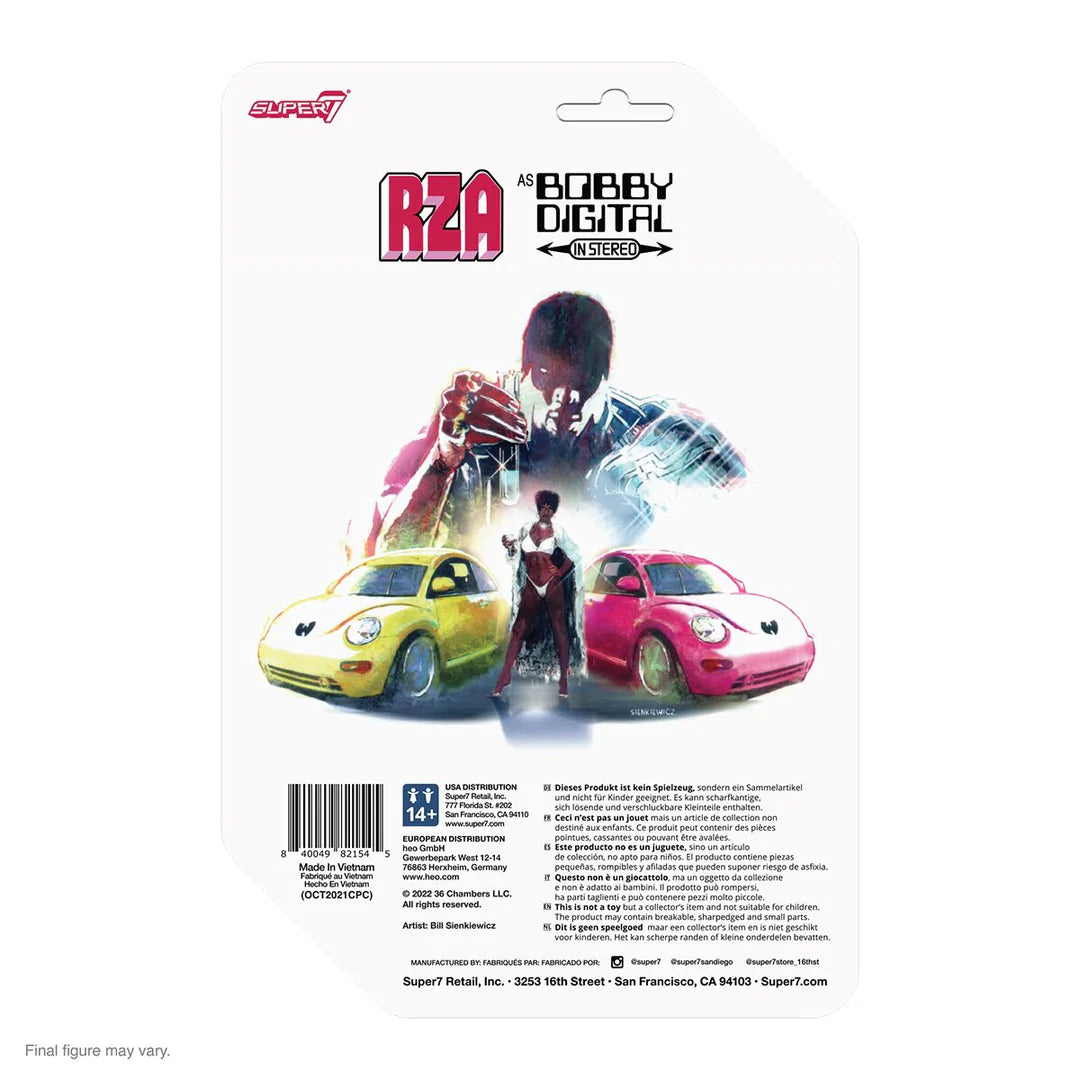 RZA WAVE 1 BOBBY DIGITAL REACTION ACTION FIGURE