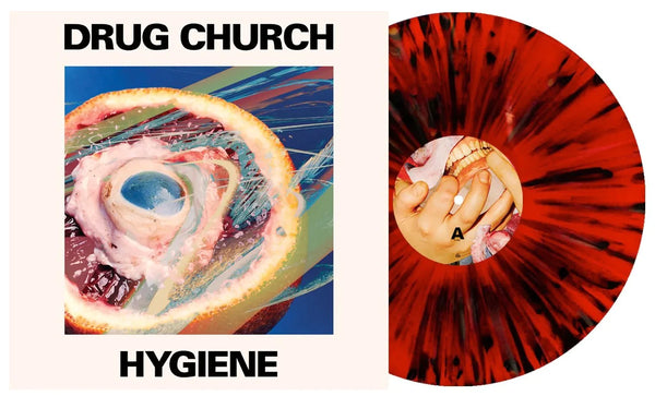 DRUG CHURCH 'HYGIENE' LIMITED EDITION BLOOD RED WITH BLACK SPLATTER LP – ONLY 300 MADE