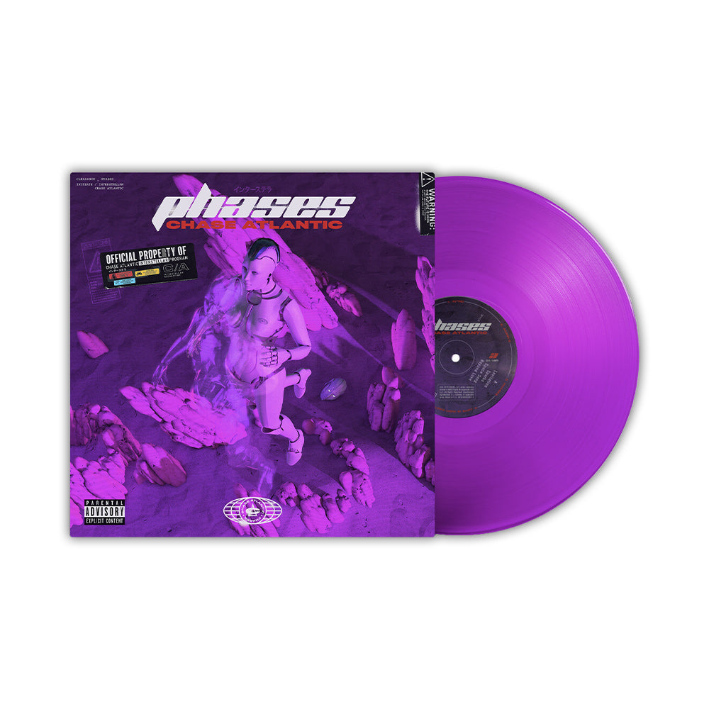 CHASE ATLANTIC ‘PHASES’ LP (Limited Edition – Translucent Grape Vinyl ...