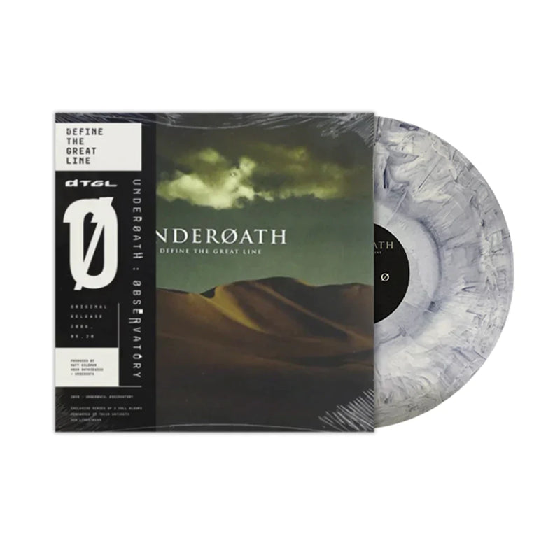 UNDEROATH ‘DEFINE THE GREAT LINE’ LIMITED-EDITION 2LP WHITE WITH BLACK SPLATTER — ONLY 500 MADE