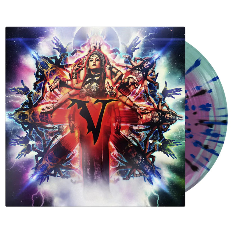 VEIL OF MAYA 'MATRIARCH' LP (Neon Violet in Electric Blue w/ Black & Blue Splatter)