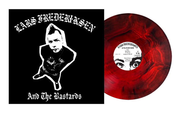 LARS FREDERIKSEN & THE BASTARDS 'LARS FREDERIKSEN & THE BASTARDS' LP (Red & Black Galaxy Vinyl)