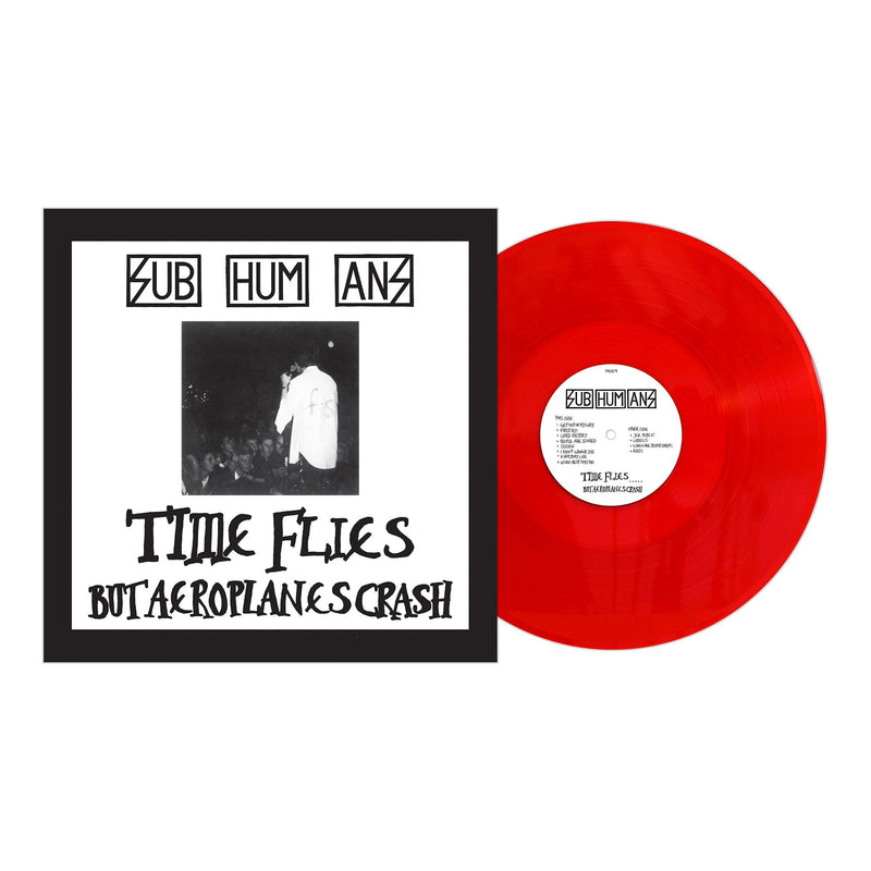 SUBHUMANS 'TIME FLIES + RATS' LP (Blood Red Vinyl)