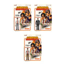 BEASTIE BOYS 'SABOTAGE' WAVE 1 REACTION FIGURES - SET OF 3