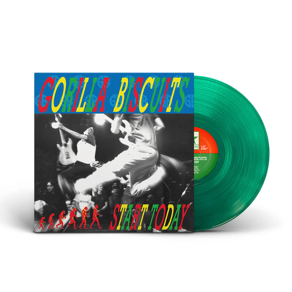 GORILLA BISCUITS 'START TODAY' LP (Green Vinyl)