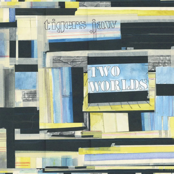 TIGERS JAW 'TWO WORLDS' LP (Blue & Yellow Swirl)