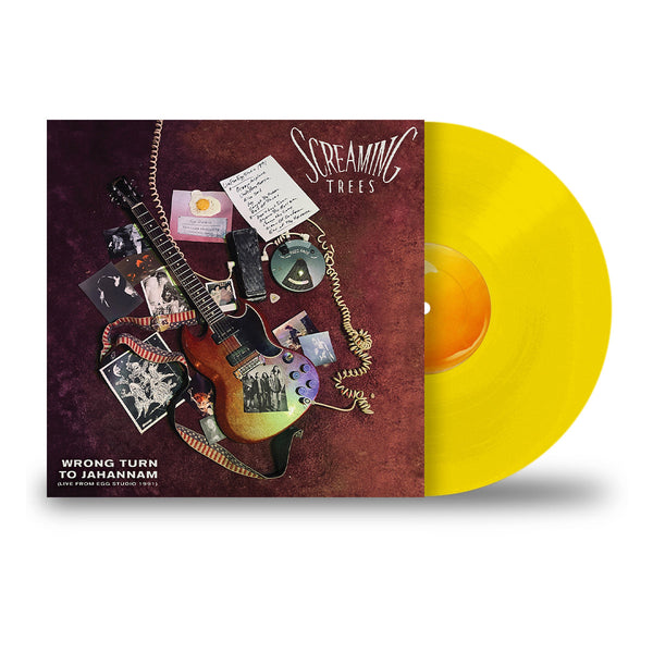 SCREAMING TREES ‘WRONG TURN TO JAHANNAM (LIVE AT EGG STUDIO)’ LP (Limited Edition – Only 500 Made, Opaque Yellow Vinyl)