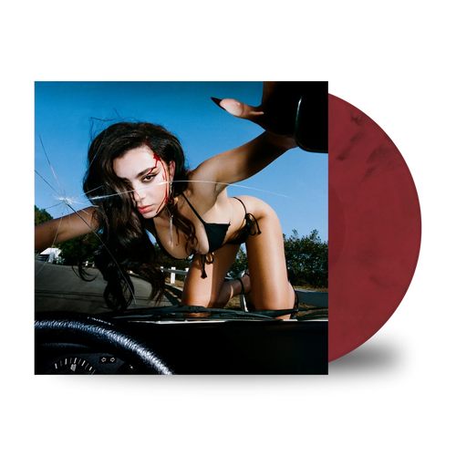 CHARLI XCX 'CRASH' LP (Red/Black Marble Opaque Vinyl)