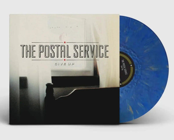 POSTAL SERVICE 'GIVE UP' LP (Limited 20th Anniversary Edition, Blue w/ Metallic Silver Vinyl)