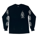 BAD RELIGION 'BLACK FLAME CROSS' LONG SLEEVE